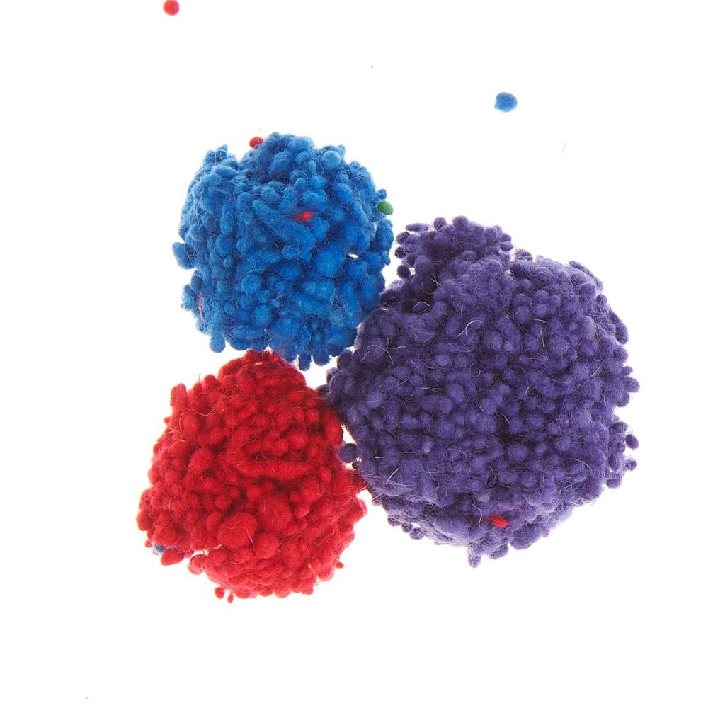 Merino gerstekorrel/nepps gekleurd