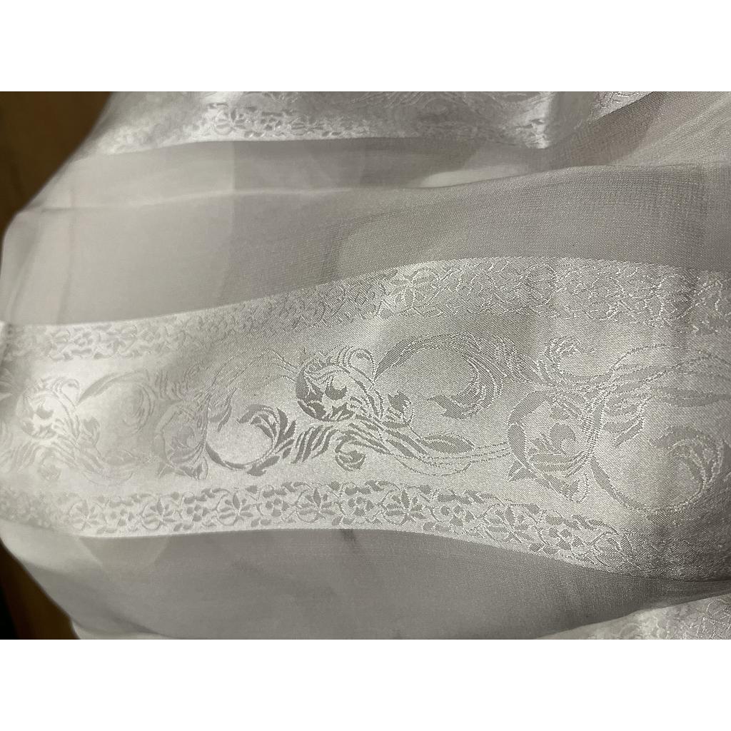 Zijde Satijn Streep Alto sjaal