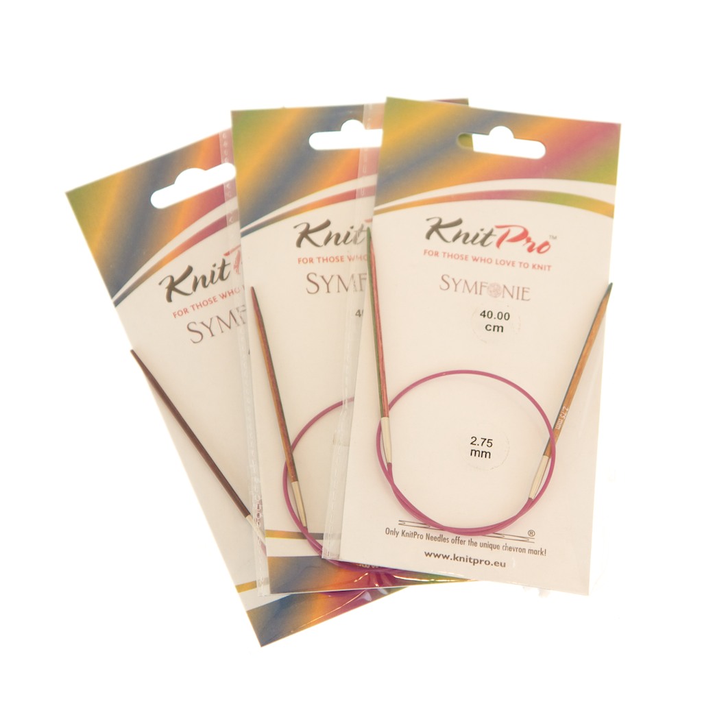 Rondbreinaalden/-punten 2.25 mm. vaste kabel KnitPro 