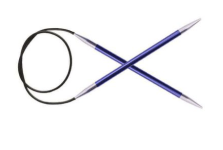 Rondbreinaalden 4,5 mm. vaste kabel KnitPro