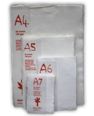 Khadi Paper (papier handgeschept)