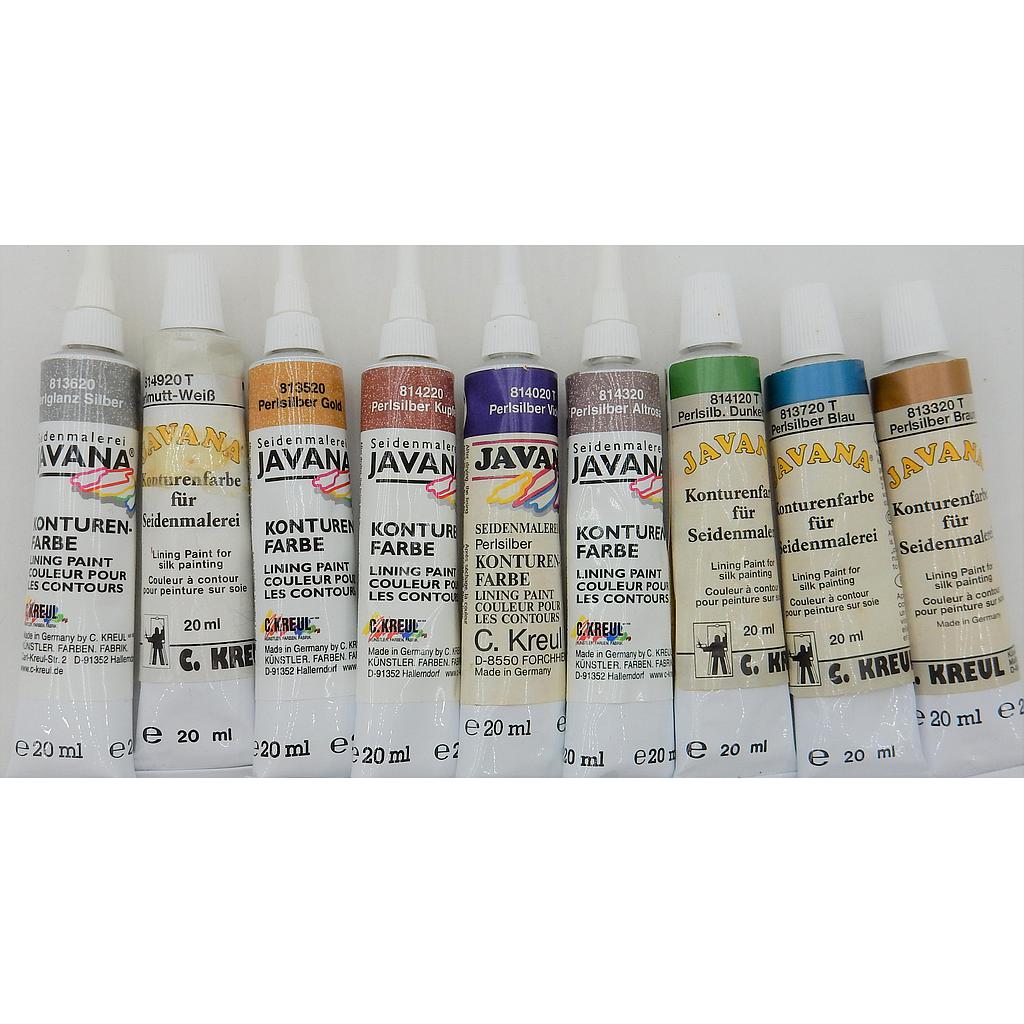 Serti/Gutta tubes parelmoer Javana 
