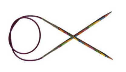 Rondbreinaalden/-punten 3,25 mm. vaste kabel KnitPro
