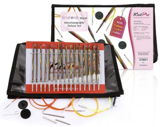 Verwisselbare rondbreinaalden/-punten Symfonie  Deluxe set KnitPro