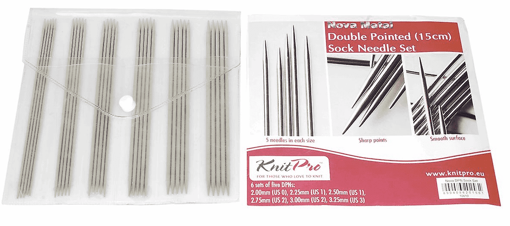 Sokken breinaalden metaal set KnitPro