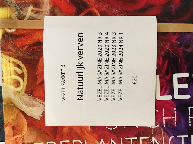 Vezel Magazine Pakket 6 Natuurlijk Verven