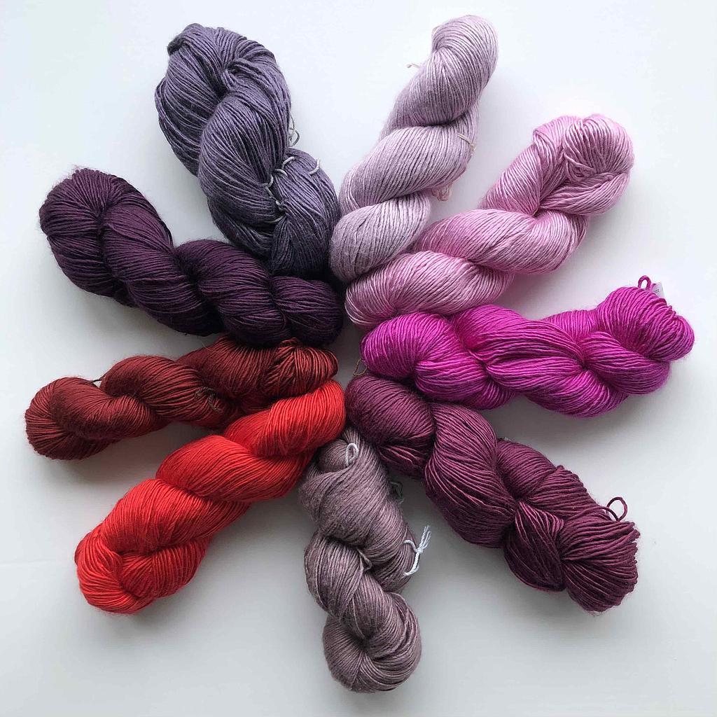 Garen wol/zijde ongetwijnd