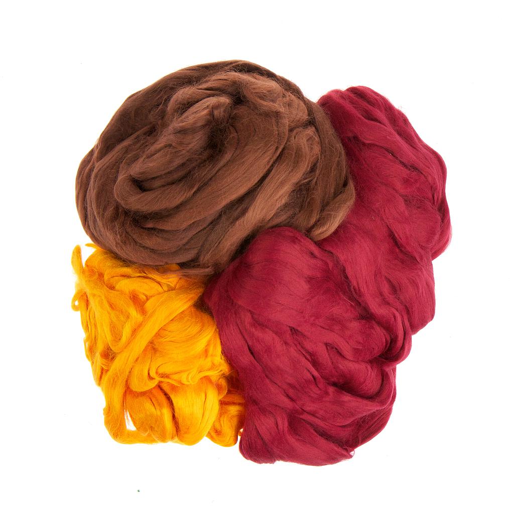 Bamboe lont gekleurd