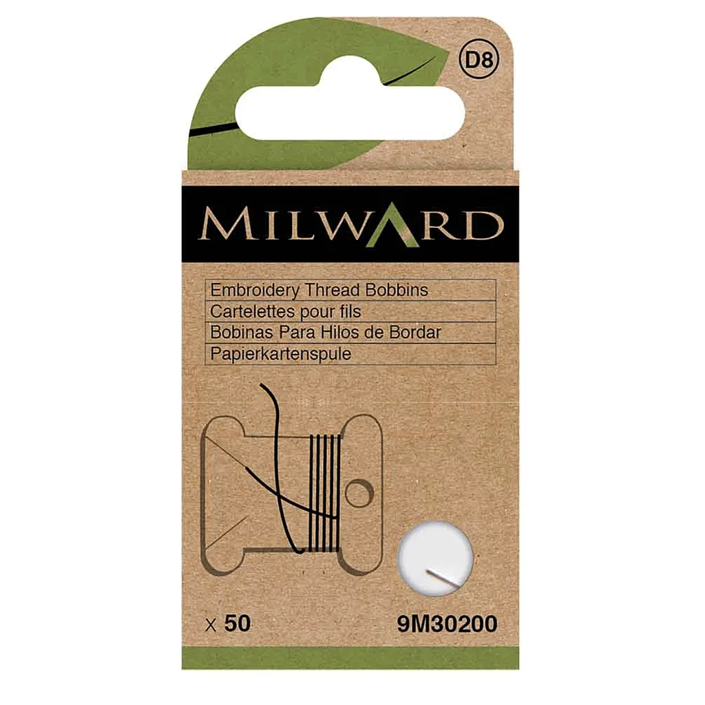 Wikkelkaart voor wol-/borduurgaren Milward