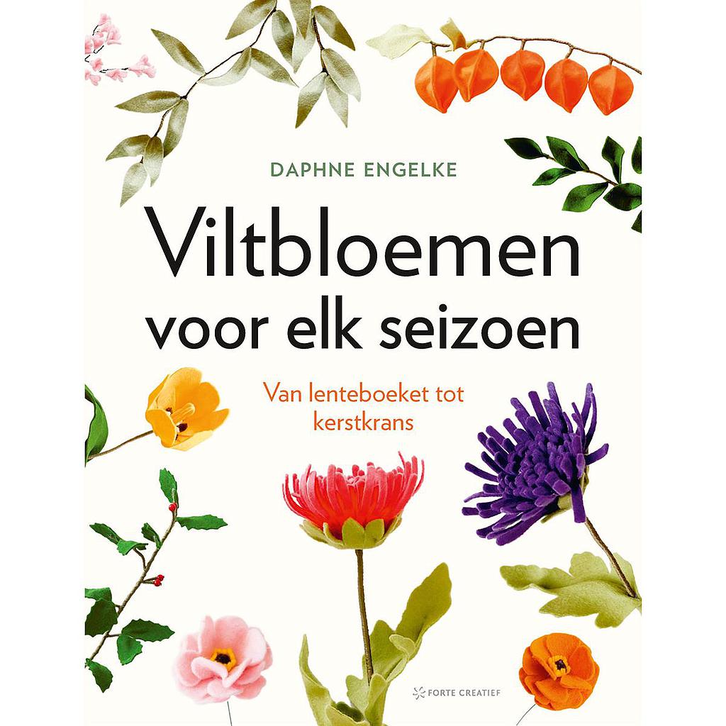 Boek: Vilt bloemen voor elk seizoen