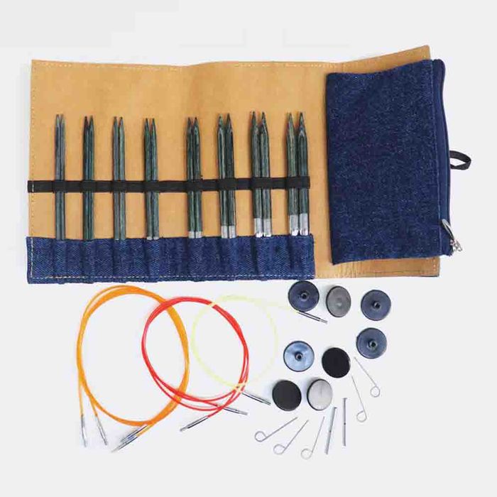 Verwisselbare rondbreinaalden/-punten set Special Collection Denim KnitPro