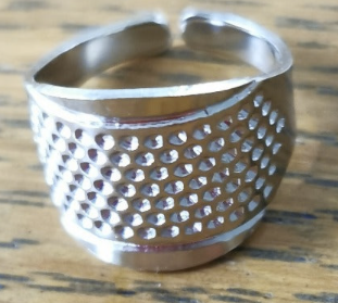 Ring Thimble Sashiko Tulip