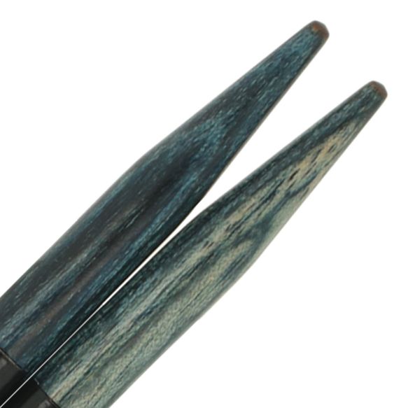 Verwisselbare rondbreinaalden/-punten Denim Indigo KnitPro 5 cm.