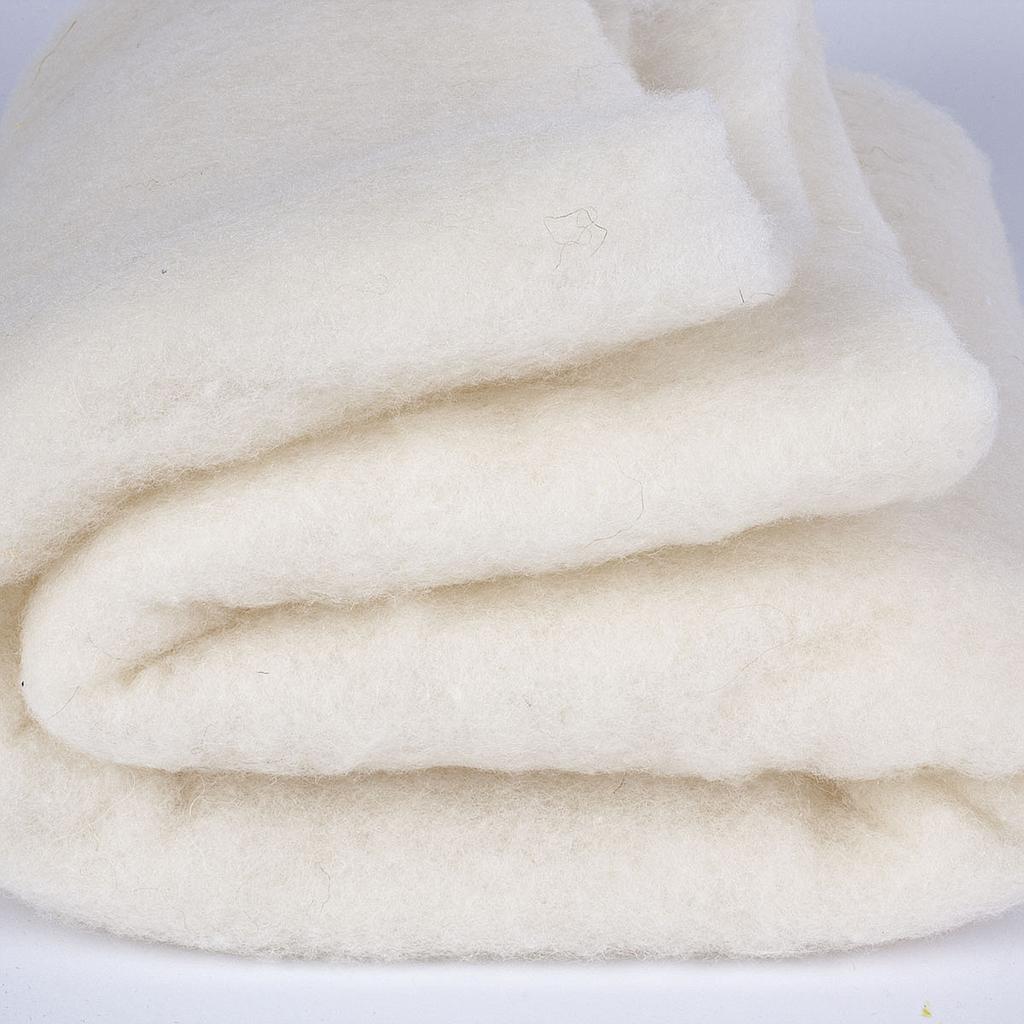 Wol Fleece Naaldvlies naturel